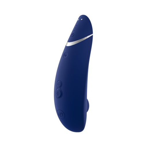 Womanizer Premium 2 Rechargeable Silicone Luxurious Pleasure Air Clitoral Stimulator Blueberry - Image 4
