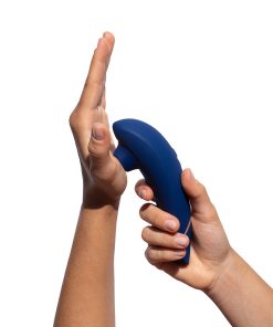 Womanizer Premium 2 Rechargeable Silicone Luxurious Pleasure Air Clitoral Stimulator Blueberry
