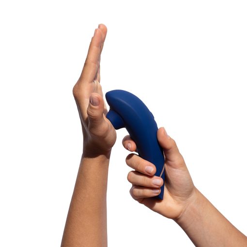 Womanizer Premium 2 Rechargeable Silicone Luxurious Pleasure Air Clitoral Stimulator Blueberry - Image 8