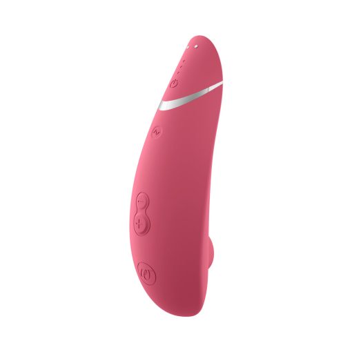 Womanizer Premium 2 Rechargeable Silicone Luxurious Pleasure Air Clitoral Stimulator Raspberry - Image 5