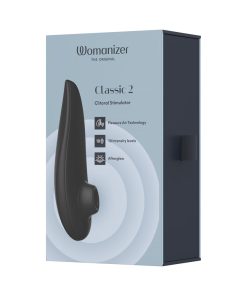 Womanizer Classic 2 Rechargeable Silicone Pleasure Air Clitoral Stimulator Black