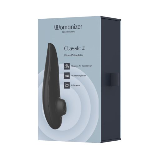 Womanizer Classic 2 Rechargeable Silicone Pleasure Air Clitoral Stimulator Black - Image 9