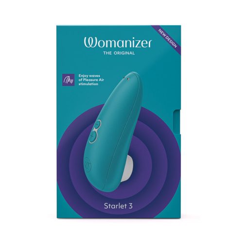 Womanizer Starlet 3 Rechargeable Silicone Compact Pleasure Air Clitoral Stimulator Turquoise - Image 12