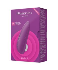 Womanizer Starlet 3 Rechargeable Silicone Compact Pleasure Air Clitoral Stimulator Violet
