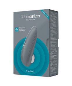 Womanizer Starlet 3 – Compact Pleasure Air Clitoral Stimulator (Gray)