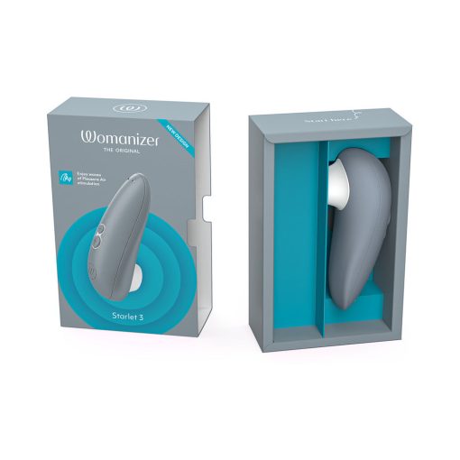 Womanizer Starlet 3 – Compact Pleasure Air Clitoral Stimulator (Gray) - Image 2