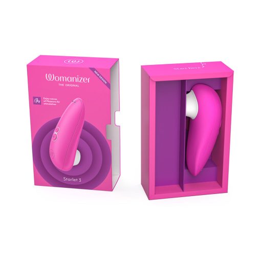 Womanizer Starlet 3 Rechargeable Silicone Compact Pleasure Air Clitoral Stimulator Pink - Image 2