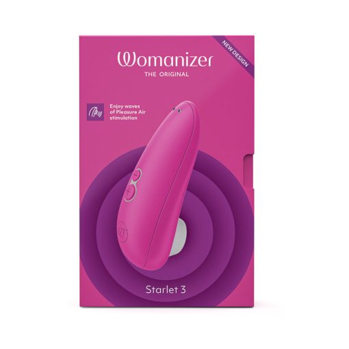 Womanizer Starlet 3 Rechargeable Silicone Compact Pleasure Air Clitoral Stimulator Pink - Image 12