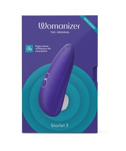 Womanizer Starlet 3 – Compact Pleasure Air Clitoral Stimulator (Indigo)