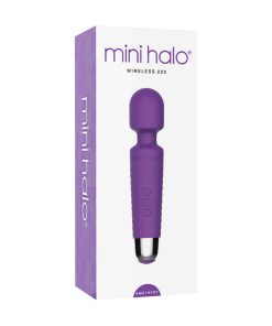 Mini Halo Wireless Wand 20X Silicone Amethyst
