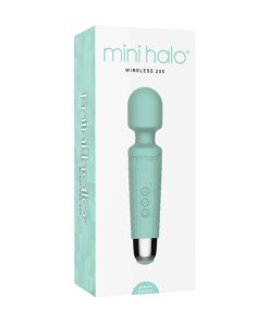 Mini Halo Wireless Wand 20X Silicone Minty Green