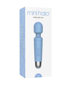 Mini Halo Wireless Wand 20X Silicone Powder Blue