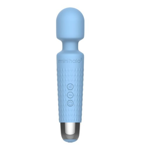 Mini Halo Wireless Wand 20X Silicone Powder Blue - Image 2