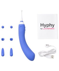 Lovense Hyphy Bluetooth Remote-Controlled Dual-End Vibrator Clitoral And G-Spot Stimulator