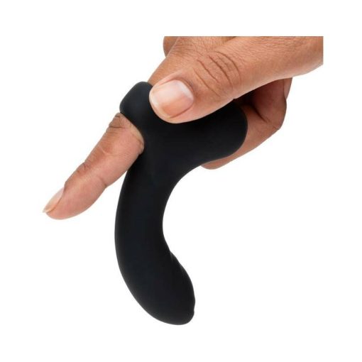 Fifty Shades Of Grey Sensation Rechargeable Silicone G-Spot Finger Vibrator Black