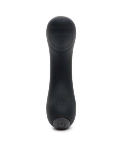 Fifty Shades Of Grey Sensation Rechargeable Silicone G-Spot Finger Vibrator Black
