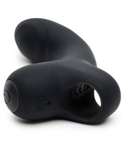 Fifty Shades Of Grey Sensation Rechargeable Silicone G-Spot Finger Vibrator Black