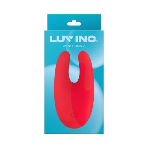 Luv Inc Bu89 Mini Bunny Rechargeable Silicone Vibrator Red - Image 3