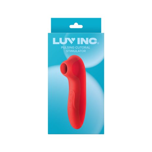 Luv Inc Cs19 Pulsing Clitoral Stimulator Rechargeable Silicone Red - Image 3