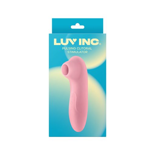 Luv Inc Cs19 Pulsing Clitoral Stimulator Rechargeable Silicone Light Pink - Image 3