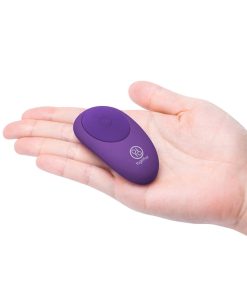 Together Couples Toy Remote-Controlled Dual Ended Rabbit Vibrator Purple