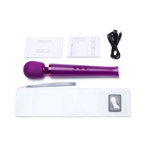 Le Wand Petite Rechargeable Massager Dark Cherry - Image 6