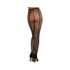 Dreamgirl Fishnet Pantyhose With Back Seam Black Os