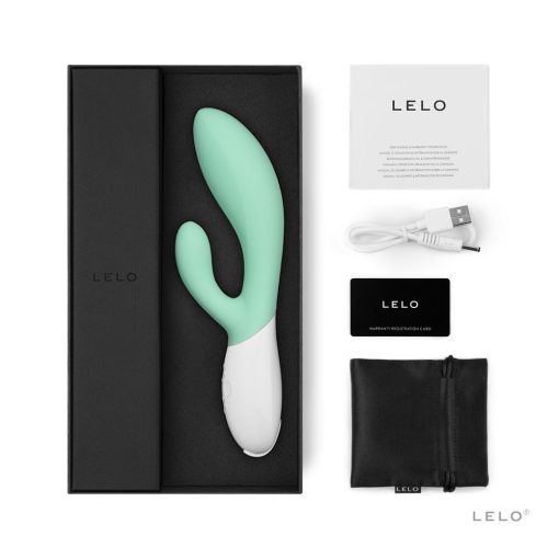 Lelo Ina 3 Rechargeable Dual Stimulator Seaweed - Image 2