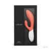 LELO INA 3 – Luxury Dual Stimulator Rabbit Vibrator (Coral Red)