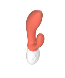 LELO INA 3 – Luxury Dual Stimulator Rabbit Vibrator (Coral Red)