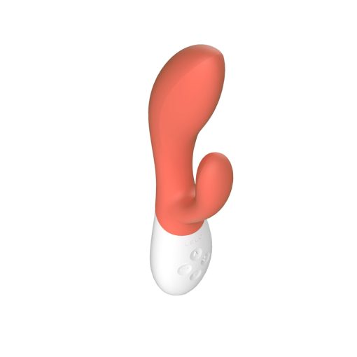 LELO INA 3 – Luxury Dual Stimulator Rabbit Vibrator (Coral Red) - Image 5