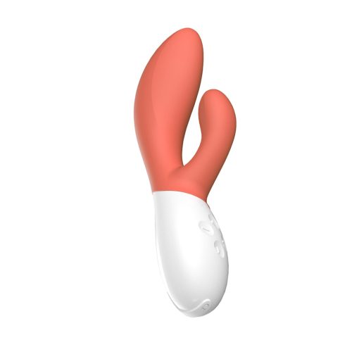 LELO INA 3 – Luxury Dual Stimulator Rabbit Vibrator (Coral Red) - Image 6