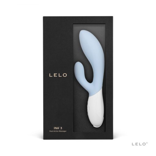 Lelo Ina 3 Rechargeable Dual Stimulator Seafoam