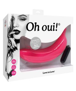 Love To Love Oh Oui Silicone Banana Vibrator Pink