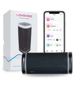 Lovense Calor Bluetooth Depth-Controlled Vibrating And Heating Masturbator