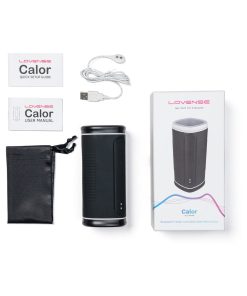 Lovense Calor Bluetooth Depth-Controlled Vibrating And Heating Masturbator