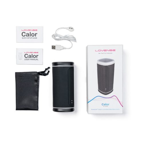 Lovense Calor Bluetooth Depth-Controlled Vibrating And Heating Masturbator - Image 2