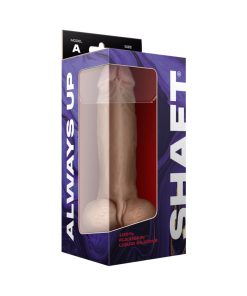 Shaft Model A: 9.5 In. Dual Density Silicone Dildo With Balls Pine