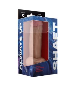 Shaft Model C: 7.5 In. Dual Density Silicone Dildo With Balls Pine