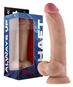 Shaft Model C: 9.5 In. Dual Density Silicone Dildo With Balls Pine