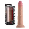Shaft Model J: 8.5 In. Dual Density Silicone Dildo Pine