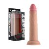 Shaft Model J: 7.5 In. Dual Density Silicone Dildo Pine