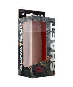 Shaft Model J: 6.5 In. Dual Density Silicone Dildo Pine