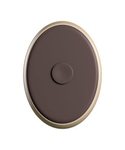 King Cock Elite 9 In. Vibrating Dual Density Silicone Realistic Dildo Brown