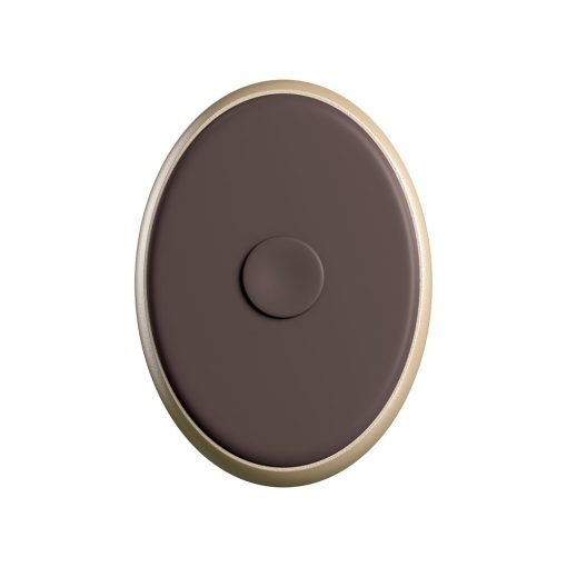 King Cock Elite 9 In. Vibrating Dual Density Silicone Realistic Dildo Brown - Image 8