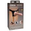 King Cock Elite Beginner'S Silicone Body Dock Kit With Dildo Beige/Black