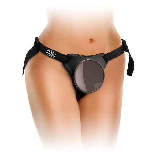 King Cock Elite Comfy Silicone Body Dock Kit With Dildo Tan/Black - Image 2
