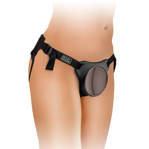 King Cock Elite Comfy Silicone Body Dock Kit With Dildo Tan/Black - Image 3