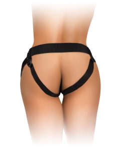 King Cock Elite Comfy Silicone Body Dock Kit With Dildo Tan/Black
