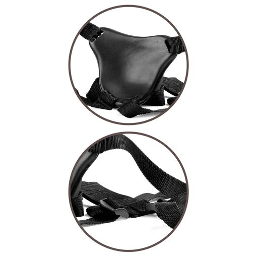 King Cock Elite Comfy Silicone Body Dock Kit With Dildo Tan/Black - Image 7
